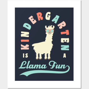 Kindergarten Teacher Llama Fun Back To School Posters and Art